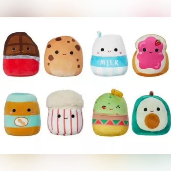 THIS ITEM IS SOLD! Squishmallows 8 Pack of 5" Food Squishmallows. Brand New. - Picture 2 of 5